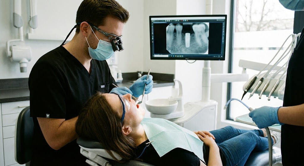 Процесс имплантации зуба