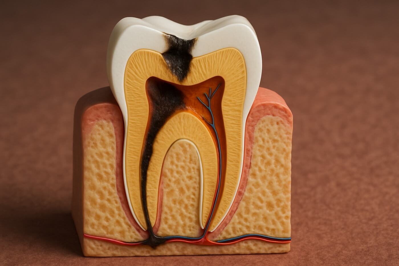 Глубокий кариес Глубокий кариес у пульпы