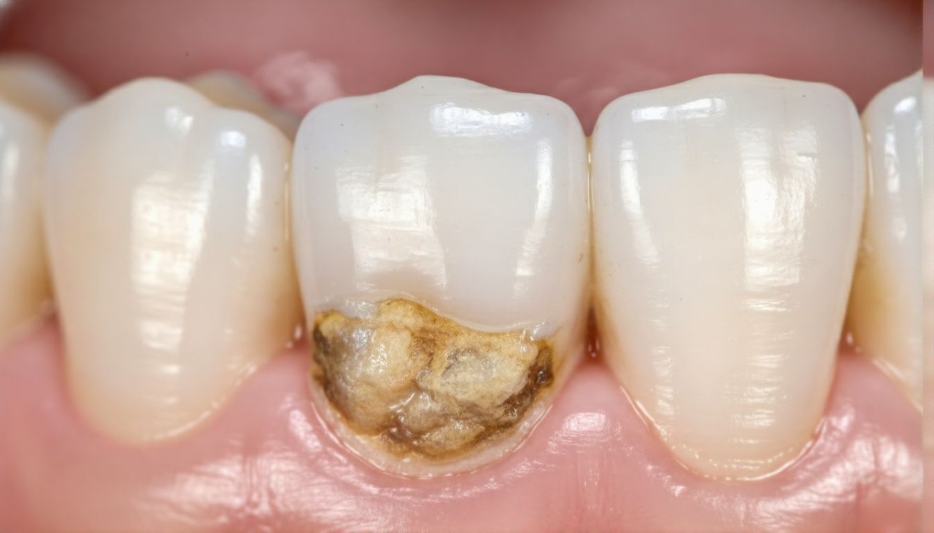 Кариес на шейке зуба